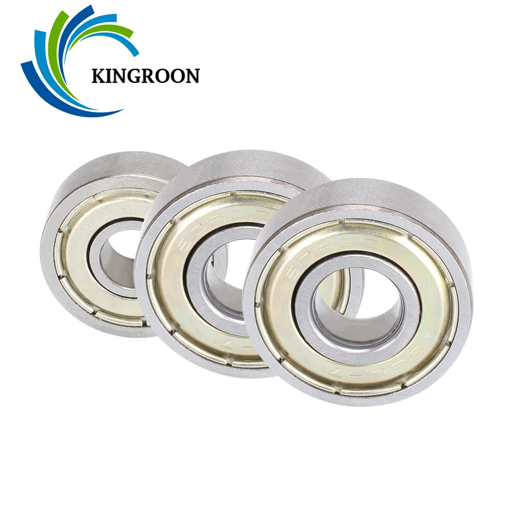 

10pcs 608zz 623zz 624zz 625zz 635zz 626zz 688zz Ball Bearing 3D Printer Parts Deep Groove Flanged Pulley Wheel Flange Bearing