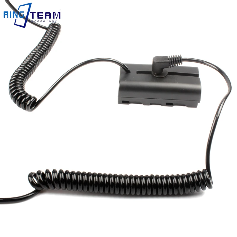 ถอดรหัส Anton V พอร์ตแบตเตอรี่ D-TAP To NP-F550 F550 DC Coupler DK-415ตัวแปลงแบตเตอรี่สำหรับกล้องโซนี่ Light Monitor Coiled Cable