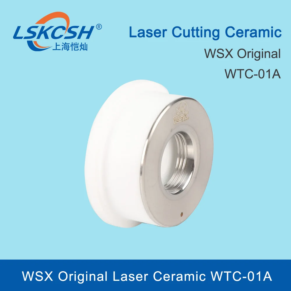 LSKCSH WSX Original Laser Ceramic Nozzle Holder Ceramic Ring Parts WTC-01A D28/24.5mm For WSX Fiber Laser Cutting Head