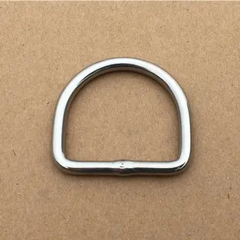 50 szt. Ze stali nierdzewnej spawana klamra dla psa/obroże dla zwierząt domowych ze stali nierdzewnej do torby na odzież szerokość wewnętrzna 26mm skórzana pętla do paska W004