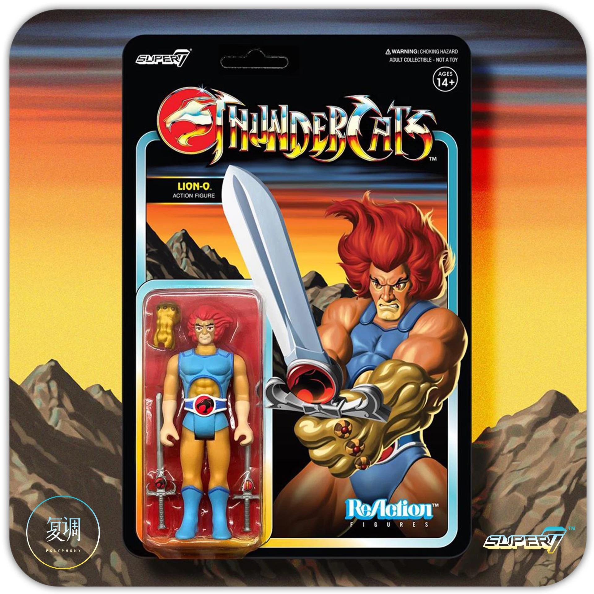 3.75inch Super7 Super Hero Thundercats Panthro Lion-O PVC Action Figure Toy Doll Gift