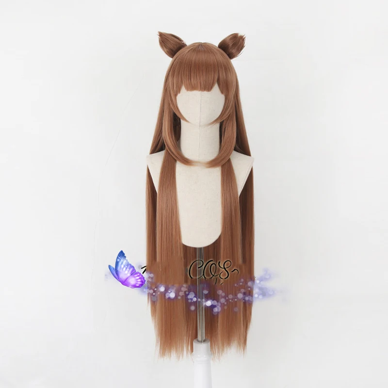 Tate no Yuusha-pelucas de Cosplay de Raphtalia, pelo sintético resistente al calor, 100cm de largo