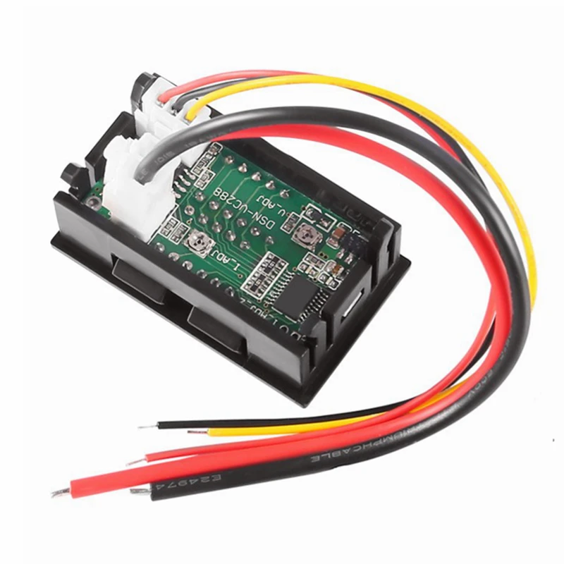 DC 100V 200V 10A Voltmeter Ammeter Dual LED Amp Digital Volt Meter Gauge Voltage Current Meter Detector Tester Monitor