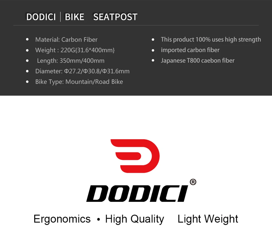 Fahrrad Carbon Sattelstütze, 27,2/30,8/31,6mm MTB Carbon Sattelstütze, Länge 340/400mm Fahrrad Sattelstütze, Mountain Road Radfahren Zubehör – Detail 4