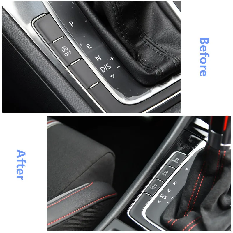 Auto interior Mode Driving Pattern Automatic Start Stop ESP OFF Switch Button With Cable Wire Plug Accessories For Golf 7 MK7