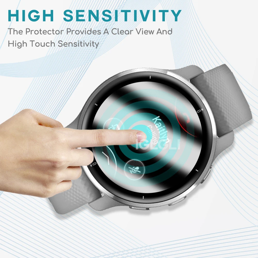 2 Stuks Beschermende Film Voor Garmin Venu 2 Plus Smart Horloge Anti Kras Gebogen Soft Screen Protector Cover Accessoires (niet Glas)