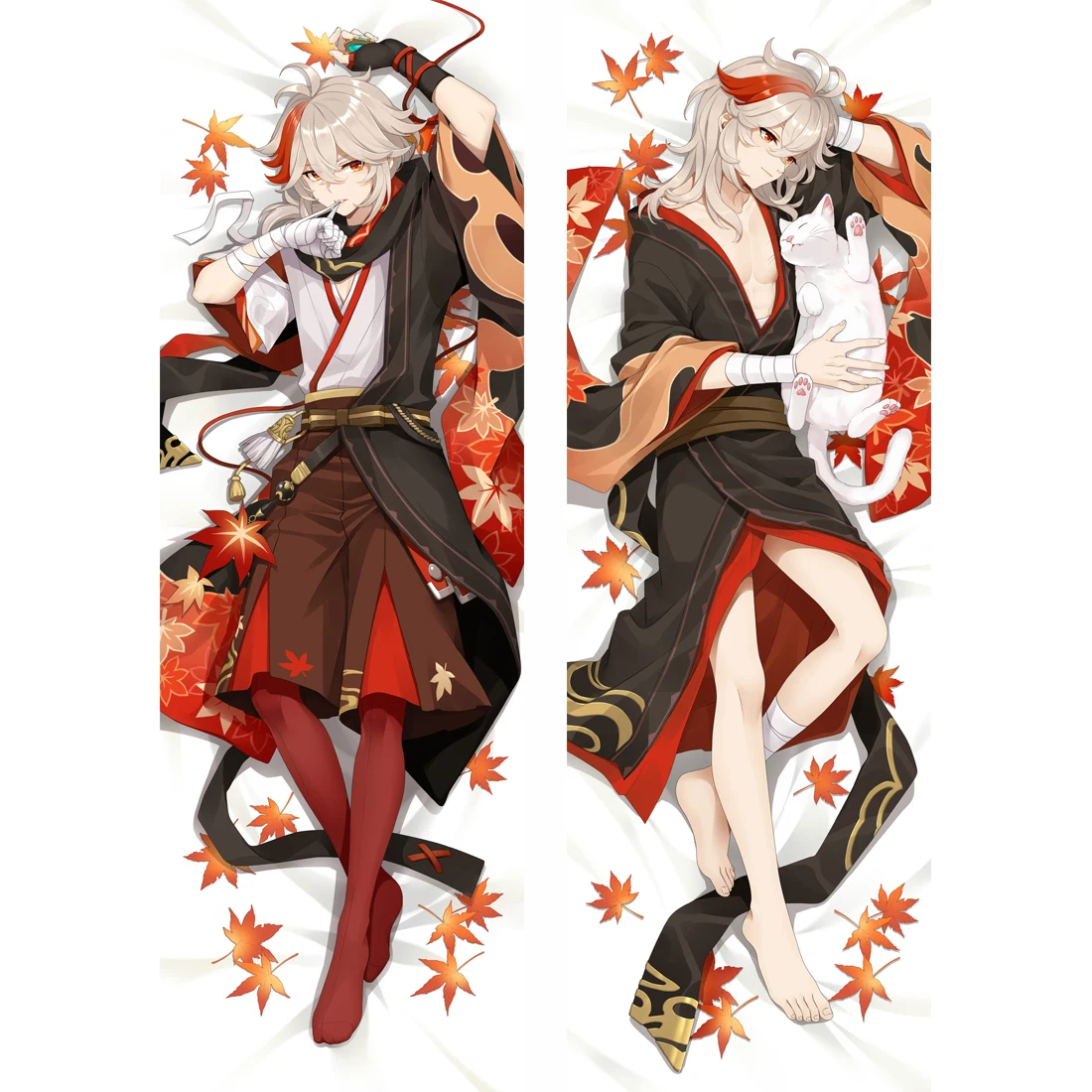 

Kaedehara Kazuha Cosplay Hugging Body Pillowcase Dakimakura Kazuha Costume Otaku Throw Pillow Cover Pillow Case