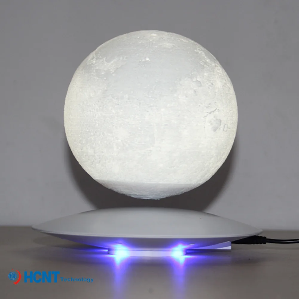 3d levitação magnética luz da lua criativo dia do professor presente de aniversário escritório quarto decoração de mesa luz lua