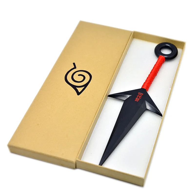 Ninja Darts Toy Anime Arma puntelli per armi Kunai accessorio di quarta generazione Samurai che lancia la decorazione Cosplay di ruolo di Halloween