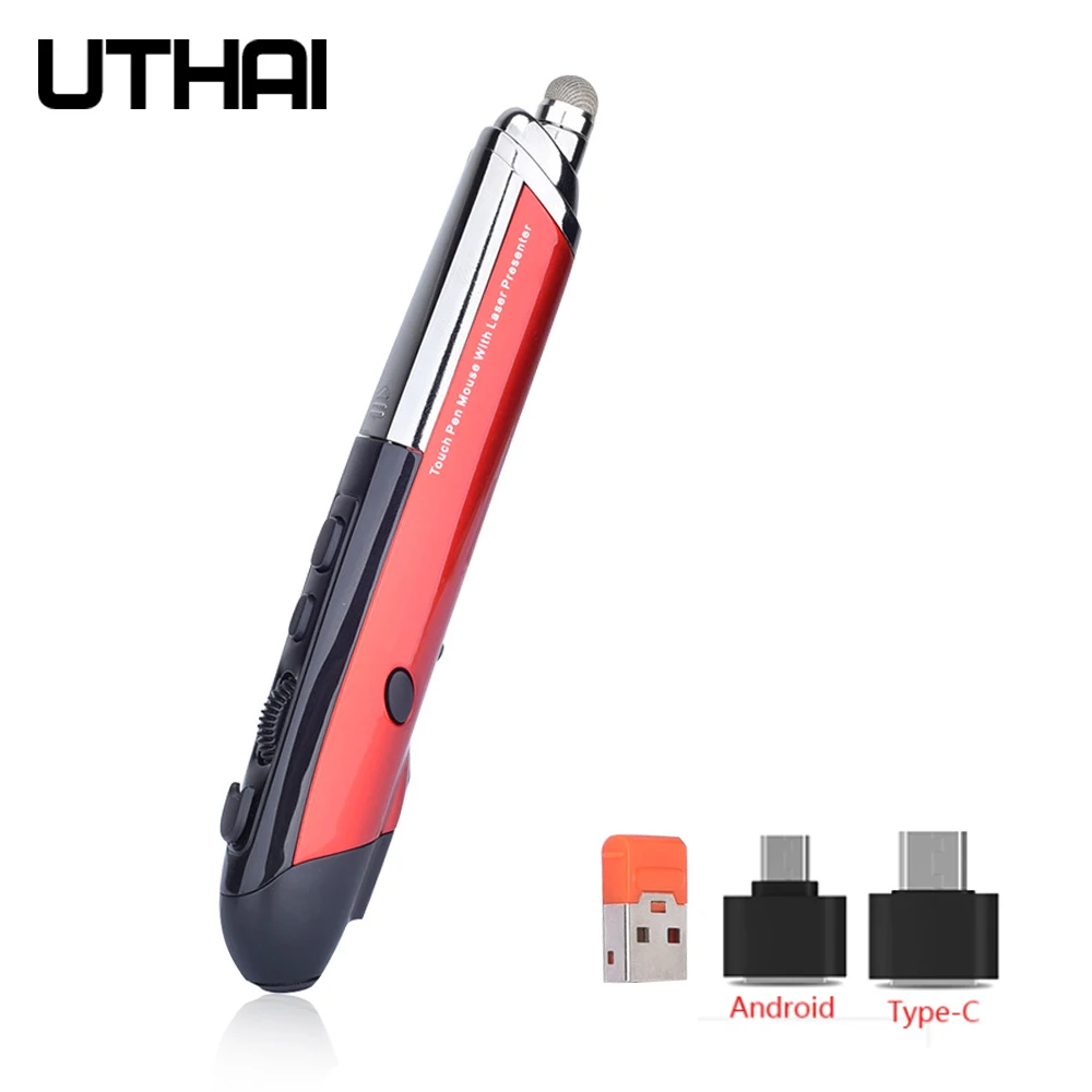 The New Pen Mouse Wireless Handwriting Laser Pen Mouse Personality 2.4G Mouse Supports PC, Smart TV, Set-Top Box Windows 10