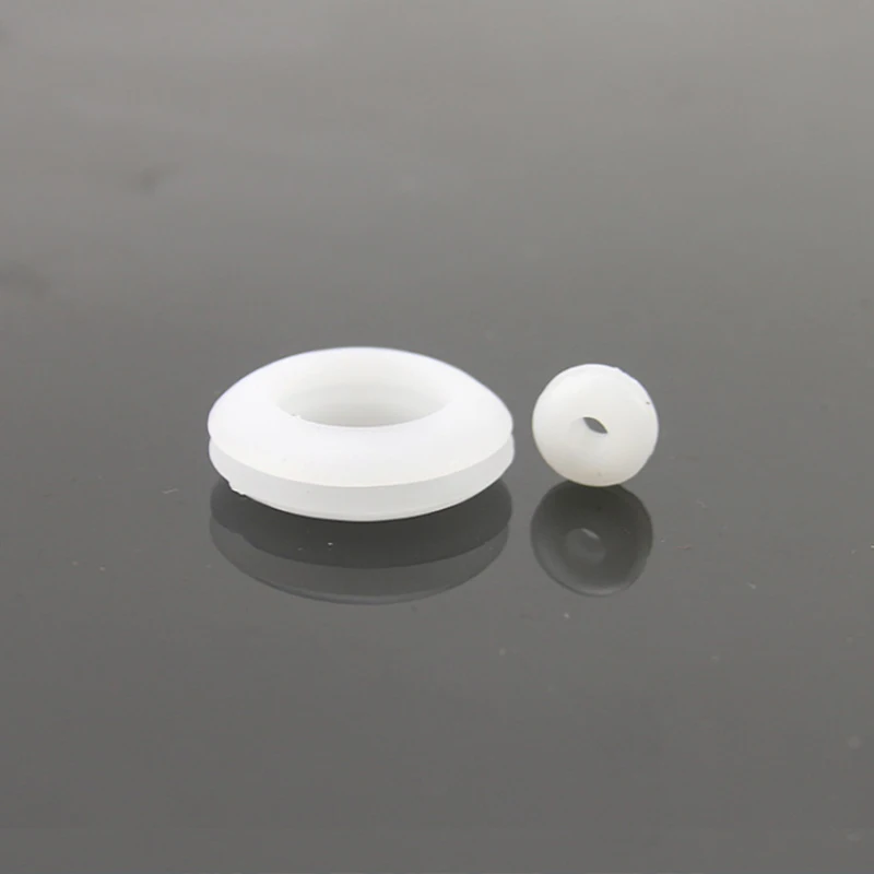 100pcs Grommets Blakc White Rubber Wiring Grommets Ring Cable Double-sided coil O-ring Seal ring 3mm/4mm/5mm/6mm/7mm/8mm/10mm