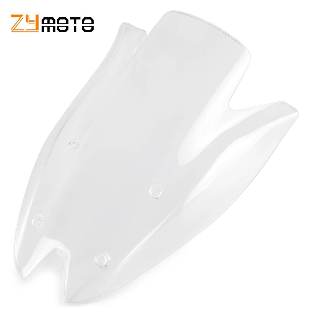 Windshield Windscreen Double Bubble Deflectors Black Clear color for Kawasaki Z1000 2010 2011 2012 2013 Z 1000