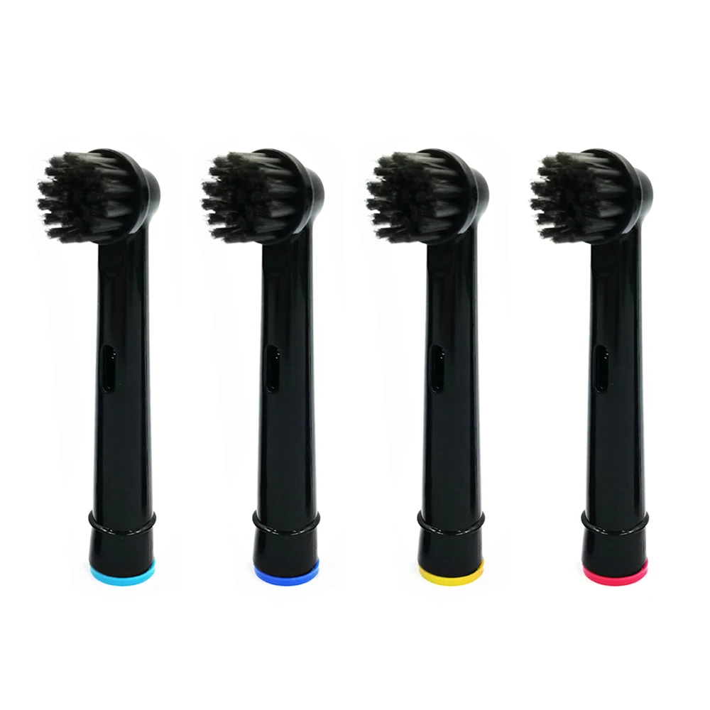 4pc Bamboo Charcoal Brush Heads For Oral B Electric Toothbrush Advance Power/Pro Health/Triumph/3D Excel/Vitality Precision