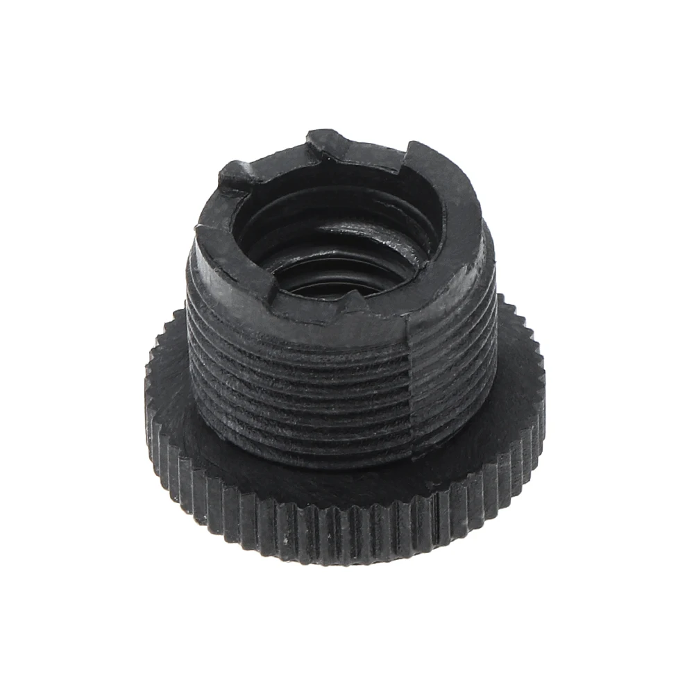 Adaptador de tornillo 3/8 hembra a 5/8 macho, convertidor para micrófono, Clip de soporte, accesorios dorados y negros, 5 uds.