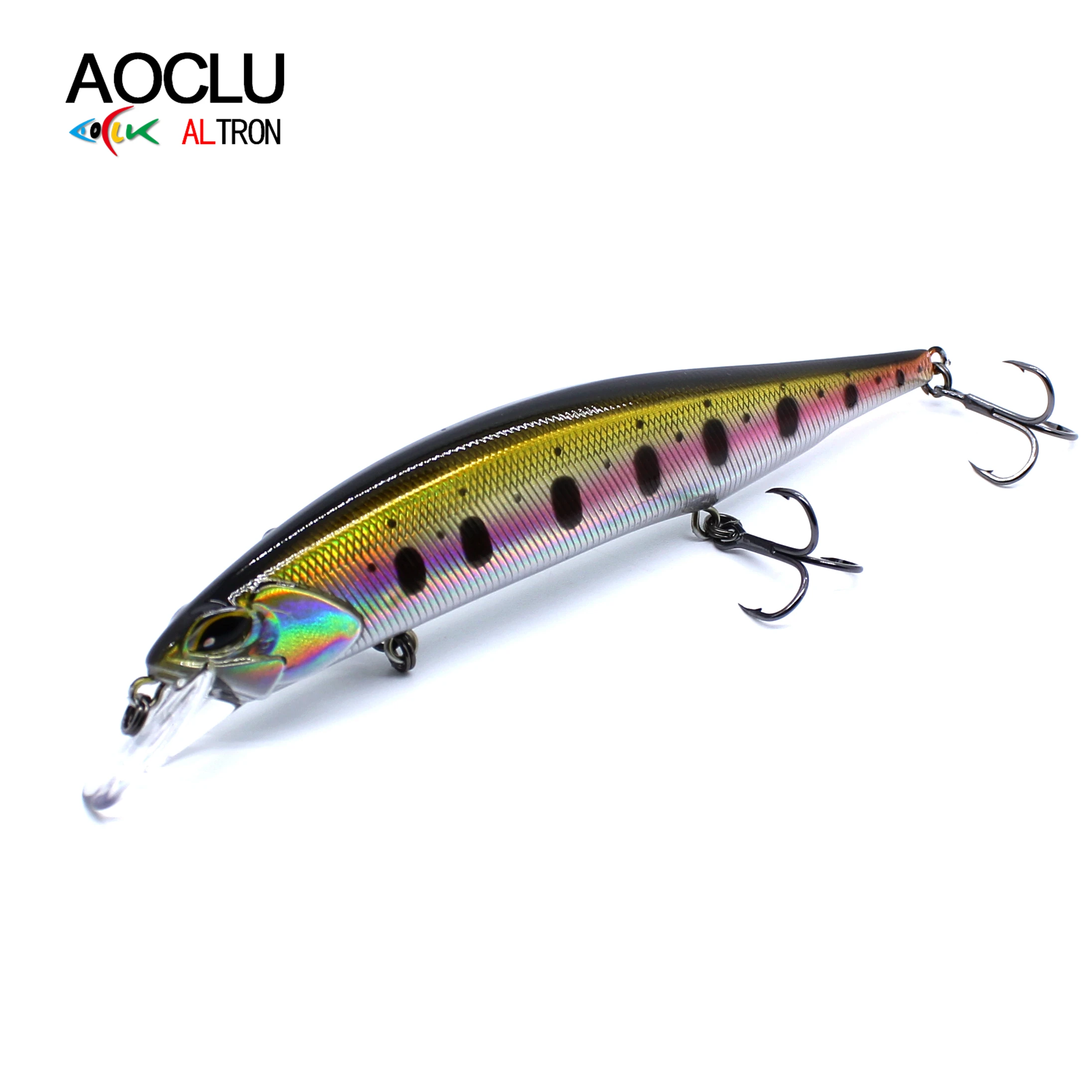 

AOCLU-Hard Bait Floating Jerkbait Wobblers, Minnow Fishing Lure, Weight Transfer System, Long Casting, 1m Depth, 12cm, 19.2g