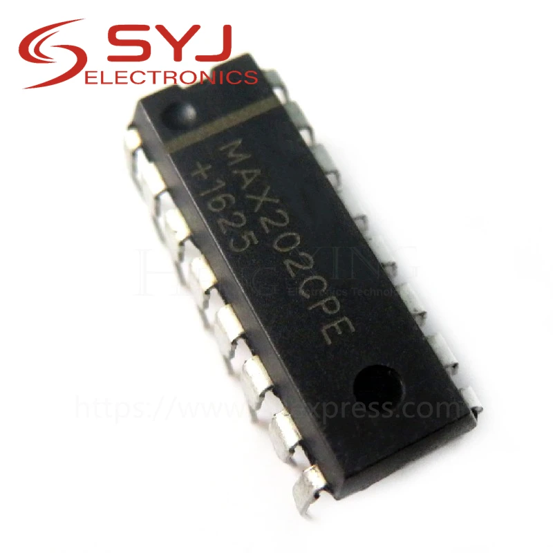 5pcs/lot MAX202CPE MAX202EPE MAX202 DIP-16 In Stock