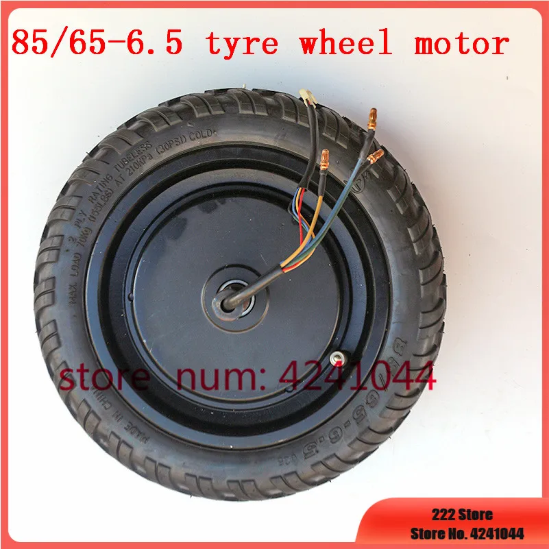 36 V 54V 10 inch for Xiaomi Mini Balance car wheel hub motor Vacuum tire 85/65-6.5  10''Electric   Brushless