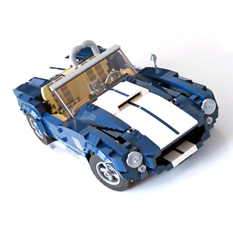 Technical Creative 10265 Modified Cobra Roadster Sports Car DIY Building Blocks Assemble Bricks Vehicle Model Kids Toys Gifts