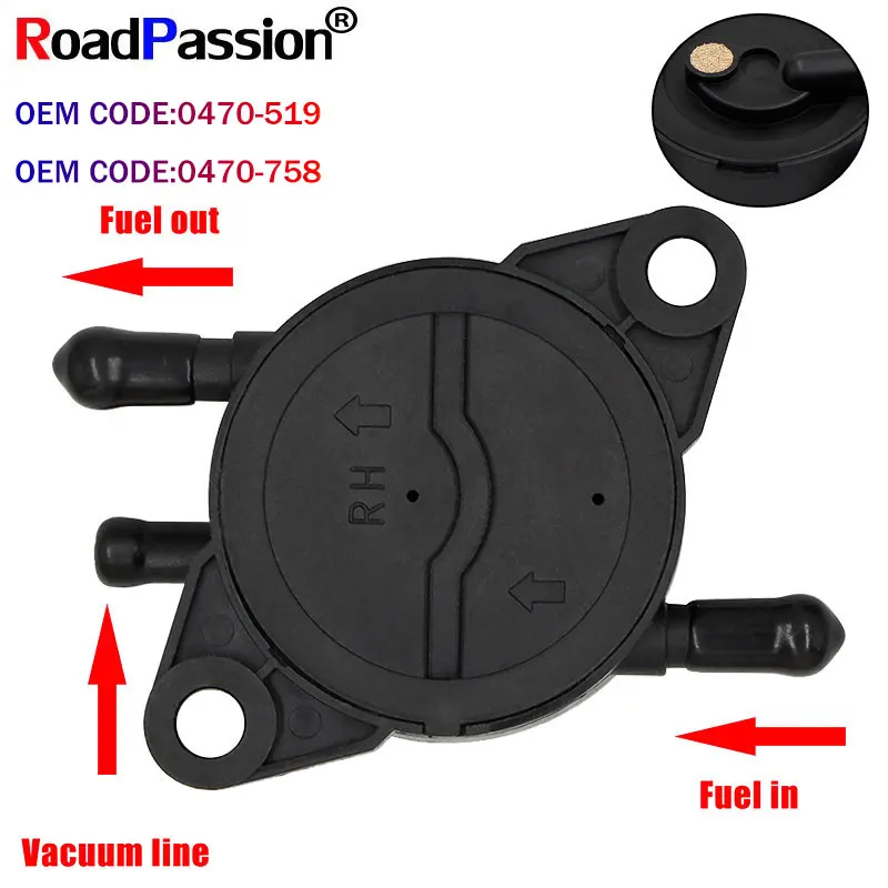 Fuel-Pump The Outlet is besides the vacuum pipe For Arctic Cat 400 500 650 TRV TBX Mud Pro Prowler EFI XT H1 0470-519 0470-758