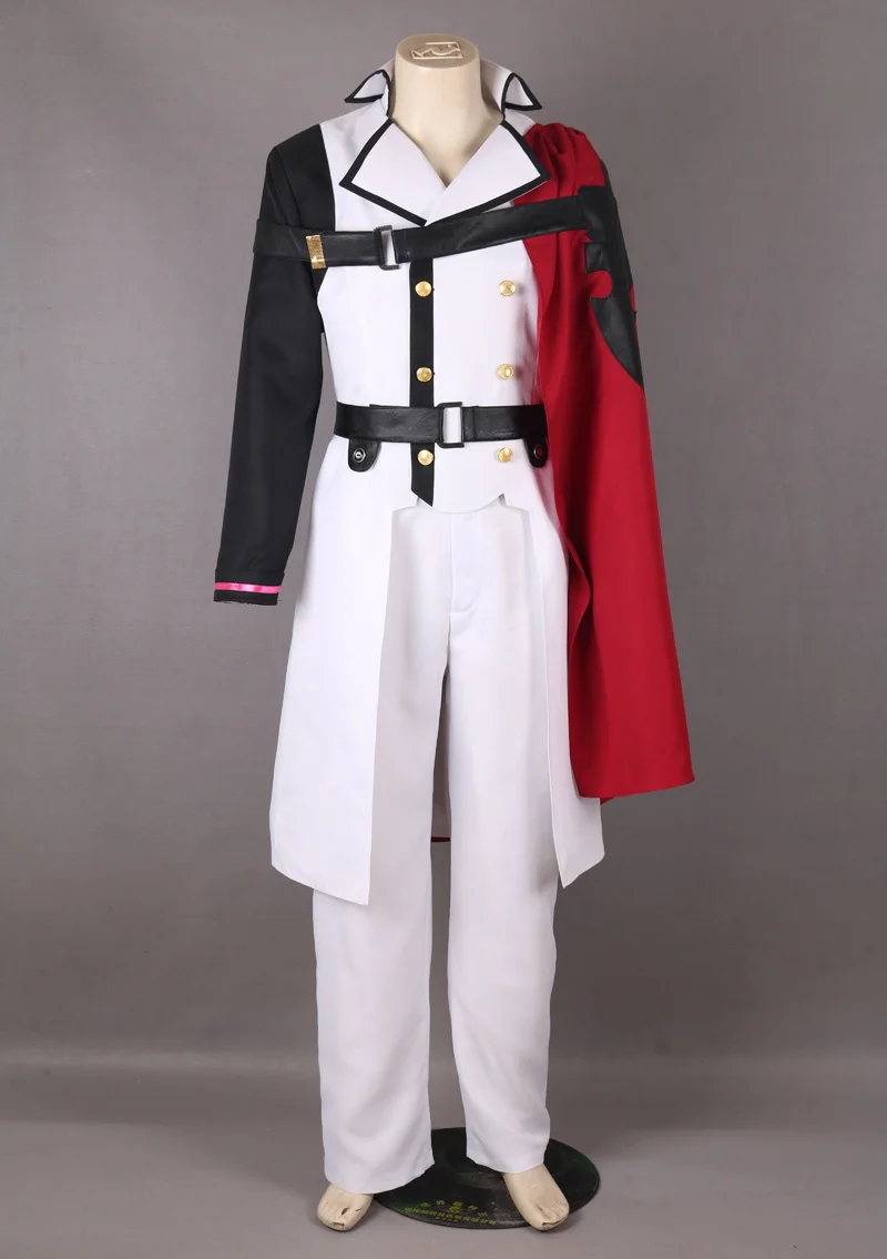 Unisex Japan Anime Cos Seraph of the end Crowley Eusford Uniform Cosplay Costume Sets