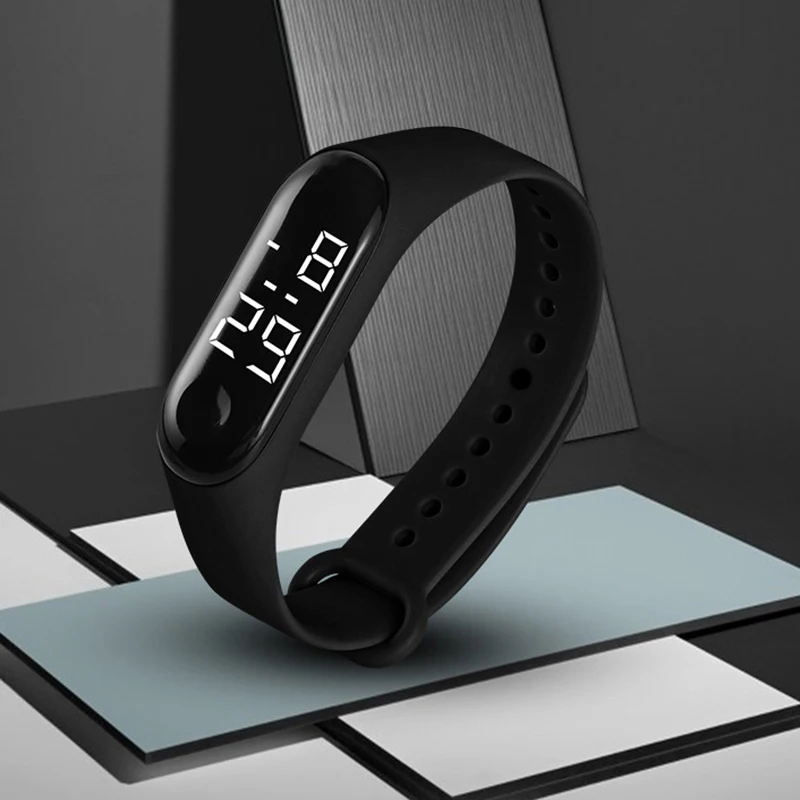 UTHAI CE20-reloj Digital deportivo para niños y mujeres, pulsera deportiva, relojes masculinos para niños y niñas, relojes suaves