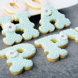 26 Letter Alphabet A-Z shape Mold Cookie Cutters Sugar Biscuit Mold Fondant Cutter DIY Pastry Cake Decorating Baking Tools