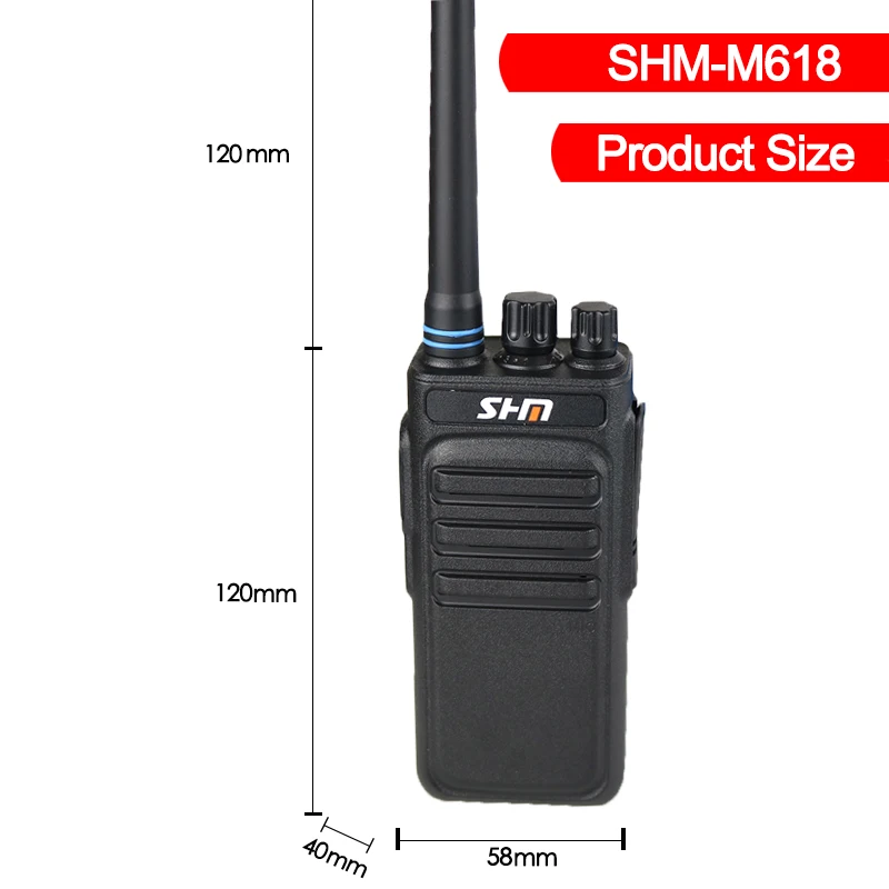 SHM-618 10W Long rang walkie talkie 2 pcs powerful Two-way radio station transmitter talkie walkie PMR446 462 For Hunting travel