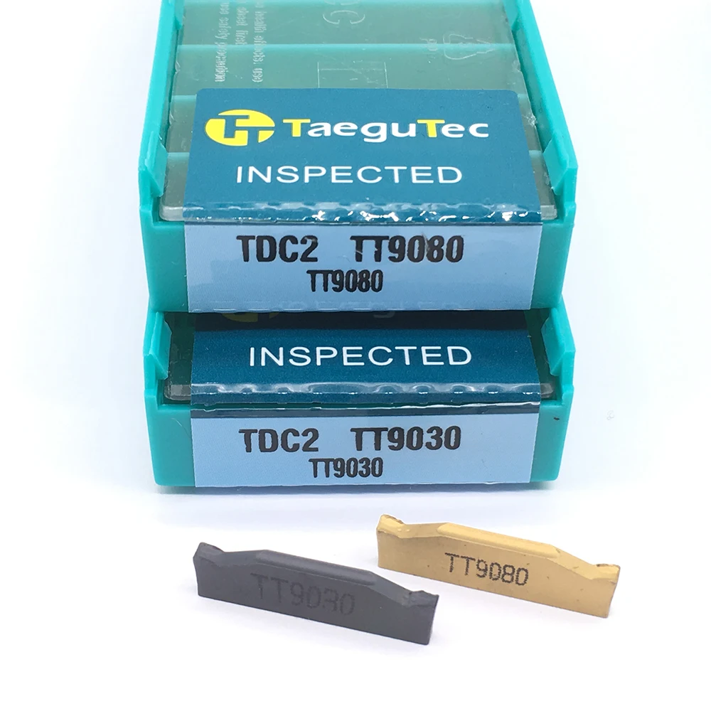 Распродажа, 10 шт., твердосплавные вставки TDC2 TDC3 TDC4 TT9030 TT9080, режущий токарный станок, инструменты для обработки канавок, инструменты с ЧПУ