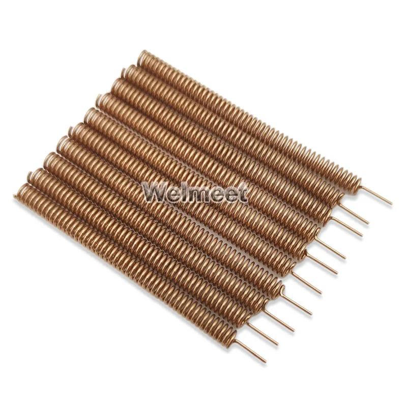 10pcs 433MHz Helical Antenna 433M Spring Antenna Built-in Small Antenna Aerial Wire L45mm