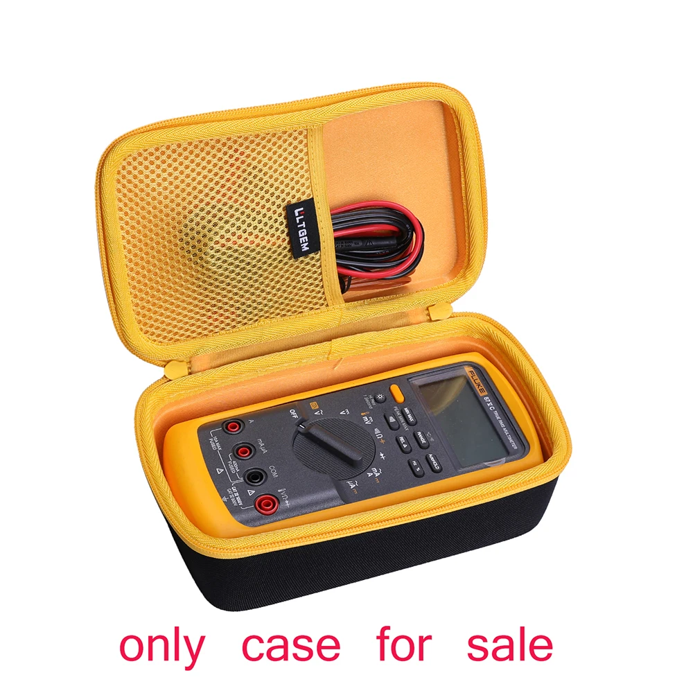 LTGEM Waterproof EVA Hard Case for Fluke 87-V Digital Multimeter