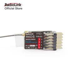 Radiolink R6DS 2.4G 6/10 Canali RC Trasmettitore Ricevitore SBUS/PWM/PPM per le Corse Droni Quad Aereo