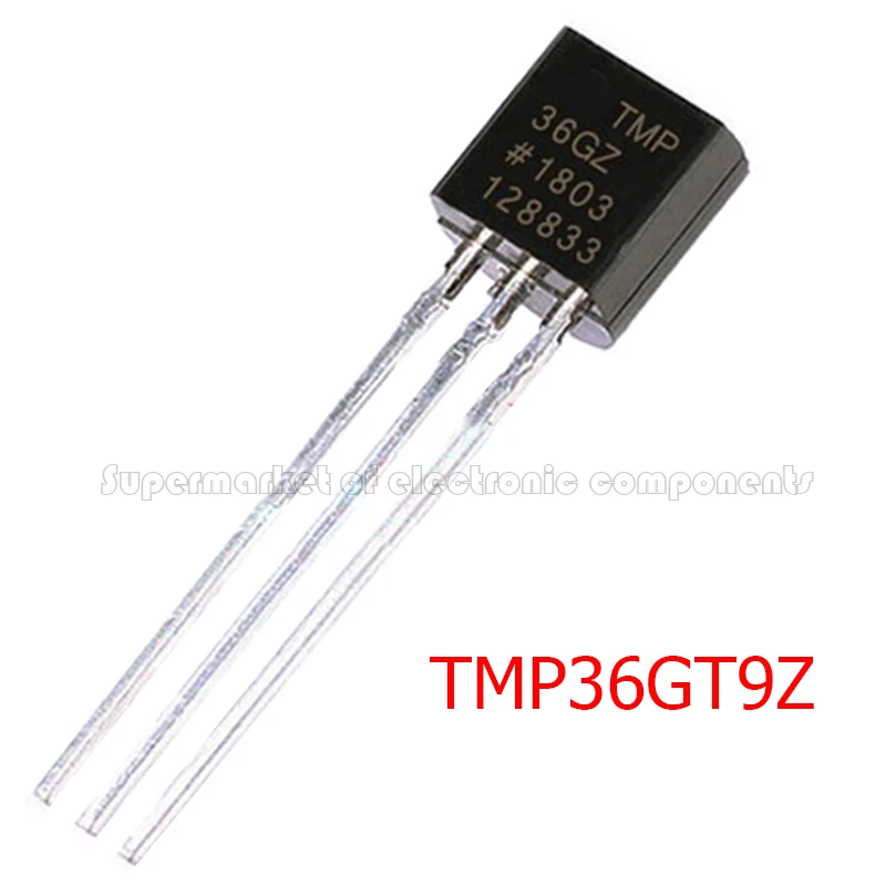 2PCS TMP36GT9Z TMP36GZ TMP36 TO-92 Temperature Sensor Transistor