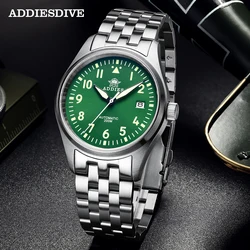 Addies Taucher uhr automatische mechanische Taucher uhr c3 leuchtende Herren uhren Taucher Saphirglas 200m Taucher uhr nh35