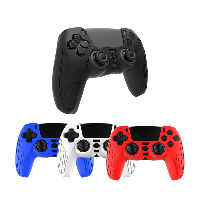 Thicken Protective  Cover Skin Soft Silicone Gel Rubber Case For SONY Playstation 5 PS5 Controller Gamepad Protection Case