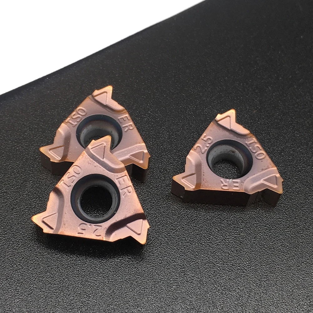 10PCS 16ER M 2,5 ISO FT1125 Werkzeughalter Threading Einsätze CNC Drehen Werkzeug Edelstahl Und Stahl Teile Sind Universal drehmaschine