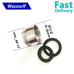 WASOURLF Adapter G1/2 Female Thread Transfer M22 Male Thread Connector Shower Bathroom Kitchen Brass Faucet Accessories Fittings
