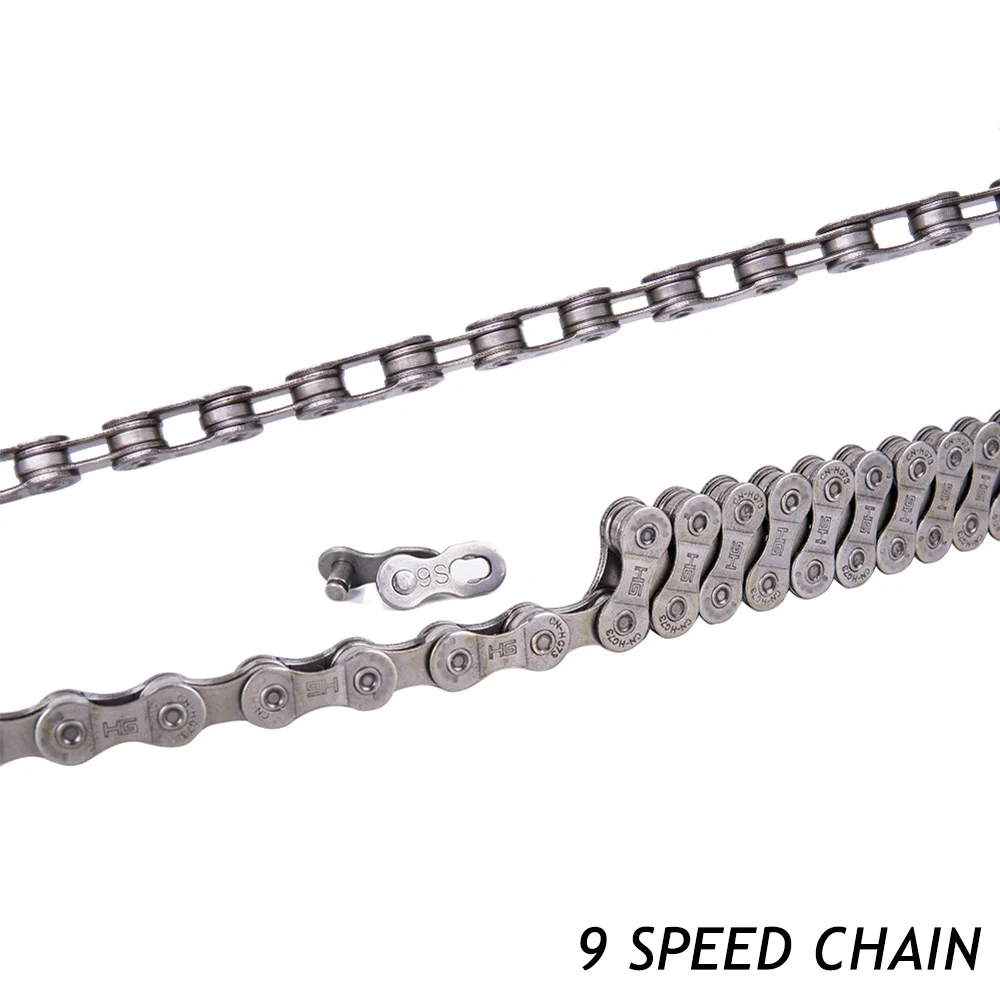 MTB Mountain Bike Road Bicycle galvanized 9s 18s 27s 9Speed chain for SRAM shimano with Magic Button master Bicycle Parts