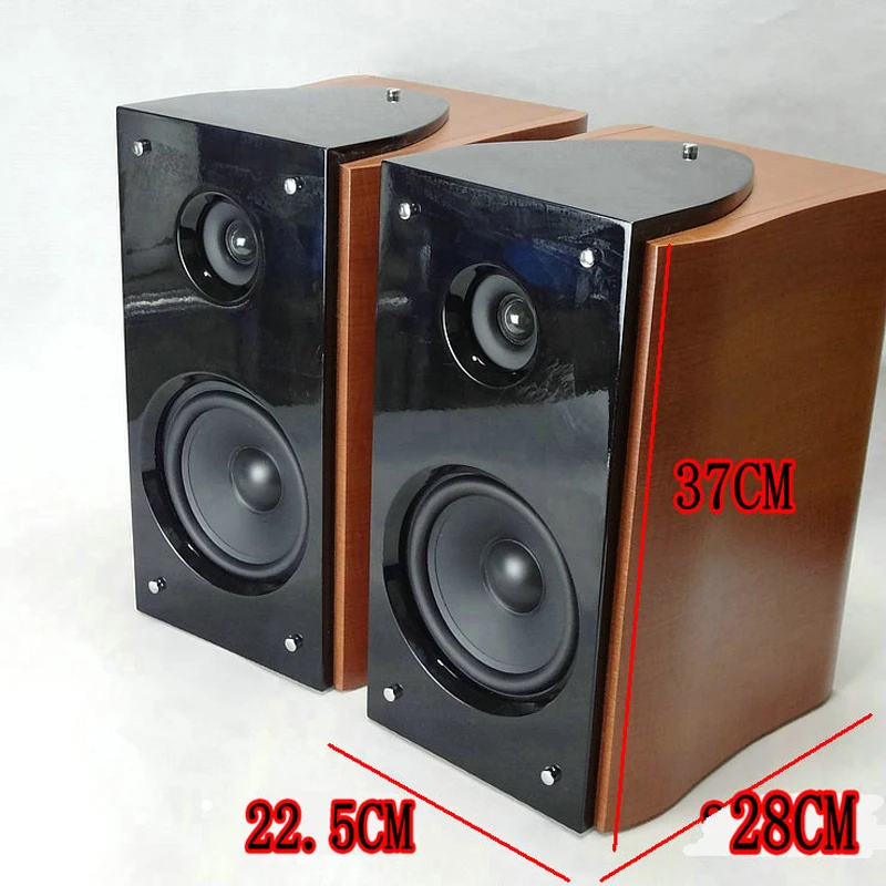 KYYSLB 200W 8 Ohm 6 Inch Fever Hifi Bookshelf Passive Speaker Monitor Amplifier Suitable for Professional High Fidelity Speaker