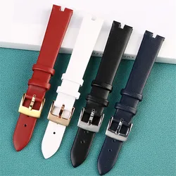 Genuine Leather Watch Band For MICHAEL KORS MK MK2832 MK2833 MK3969 Ladies Bracelet 14×12mm Concave watch strap Woman Wristwatch