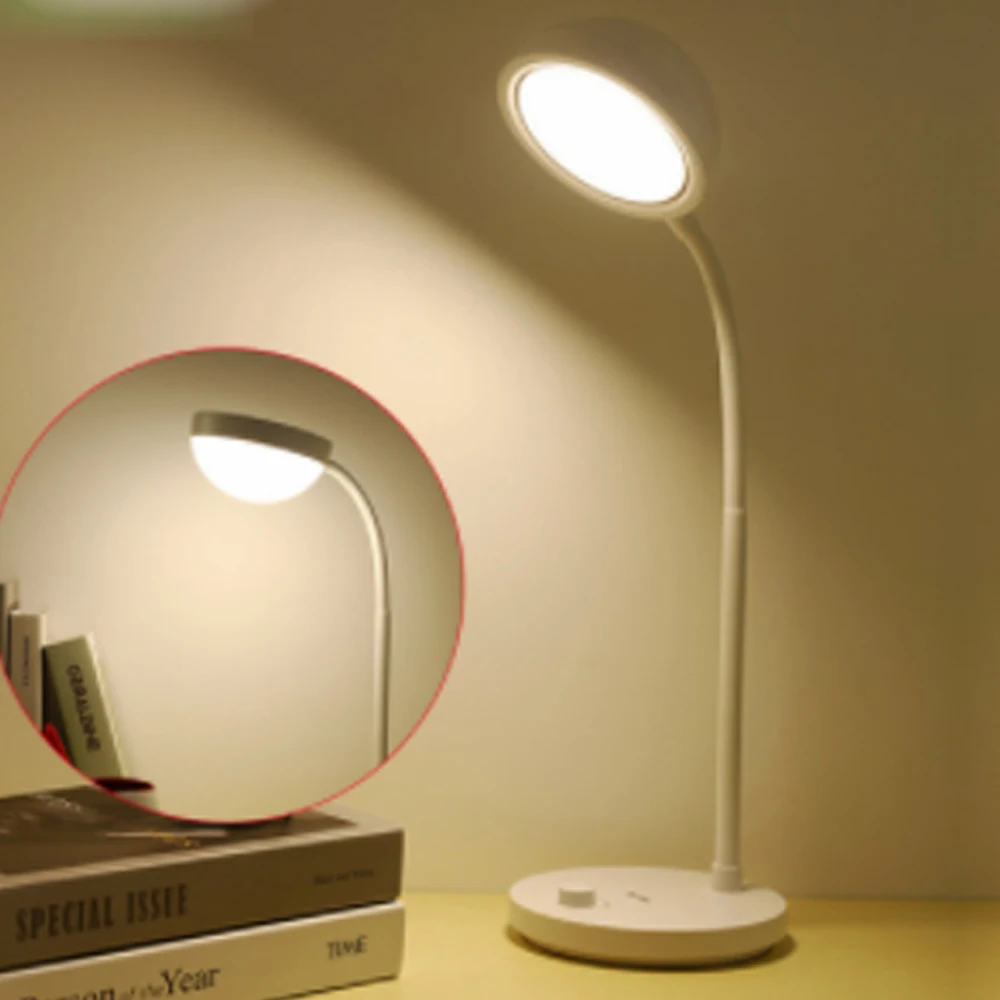 

Desk Lamp LED Study Eye Protection Bedroom USB Rechargeable Unlimited Dimming Dormitory Desk Student Reading And Writing Lights