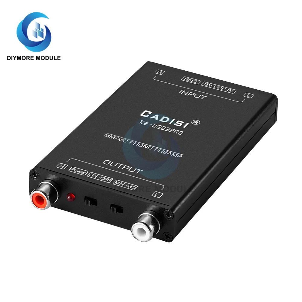 HiFi Ultra Compact MM MC Phono Turntable Preamp Mini Audio Stereo Phonograph Preamplifier For Turntables