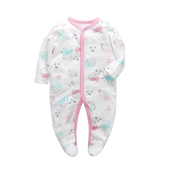 Newborn baby pajamas cotton romper boys clothes overalls romper infants bebes jumpsuit premature infant baby clothing