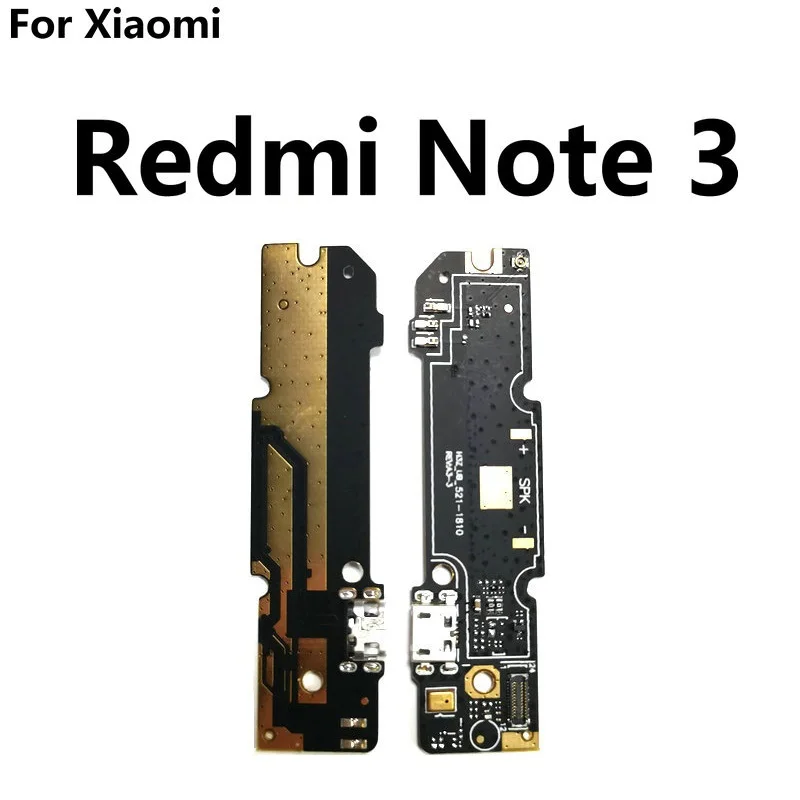 1PCS Microphone Module+USB Charging Port Board Flex Cable Connector Parts For Xiaomi Redmi Note 3/Redmi Note3 Pro Prime