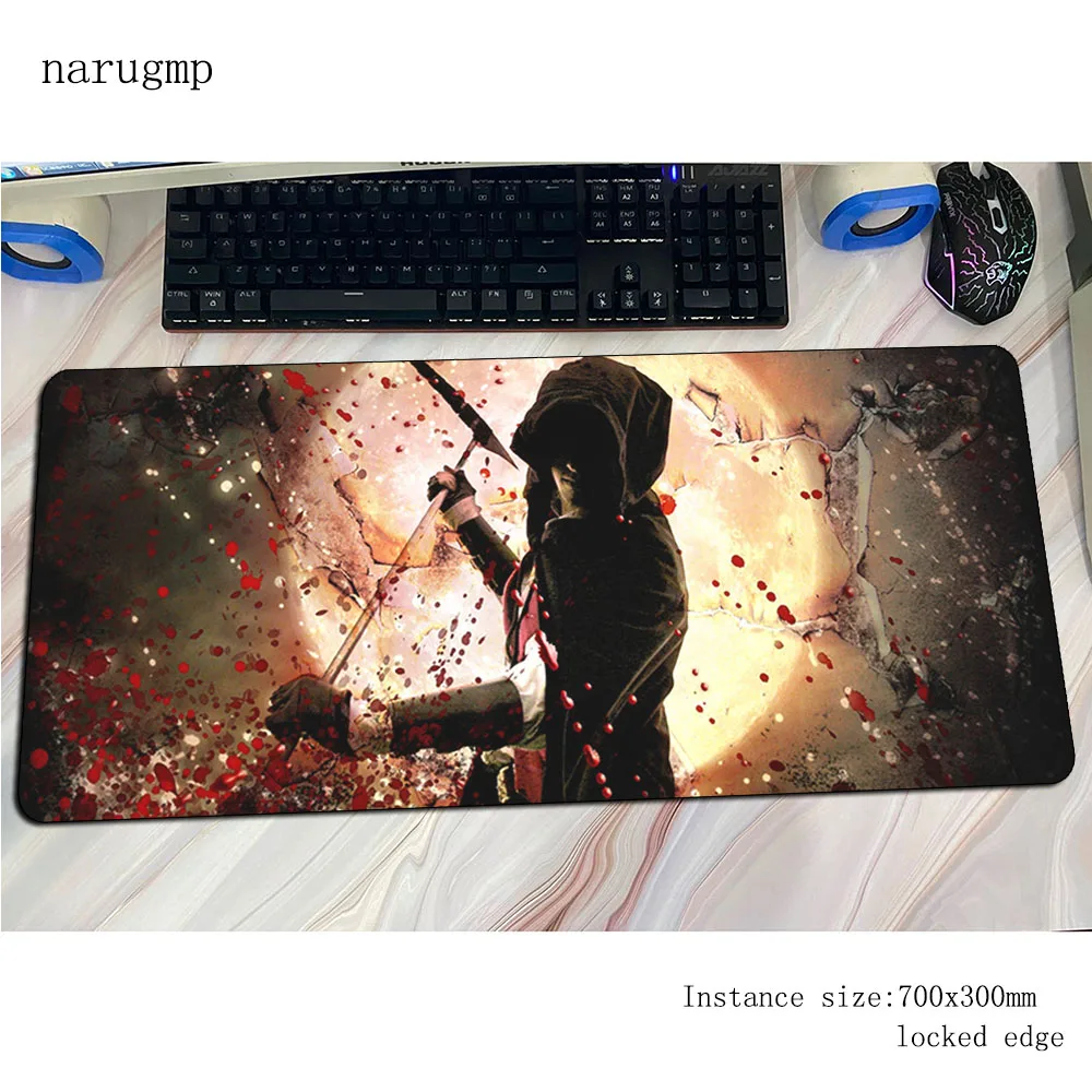 Dark Fantasy padmouse High-end gaming mousepad game 700x300mm mouse pad gamer computer desk thick mat notbook mousemat pc