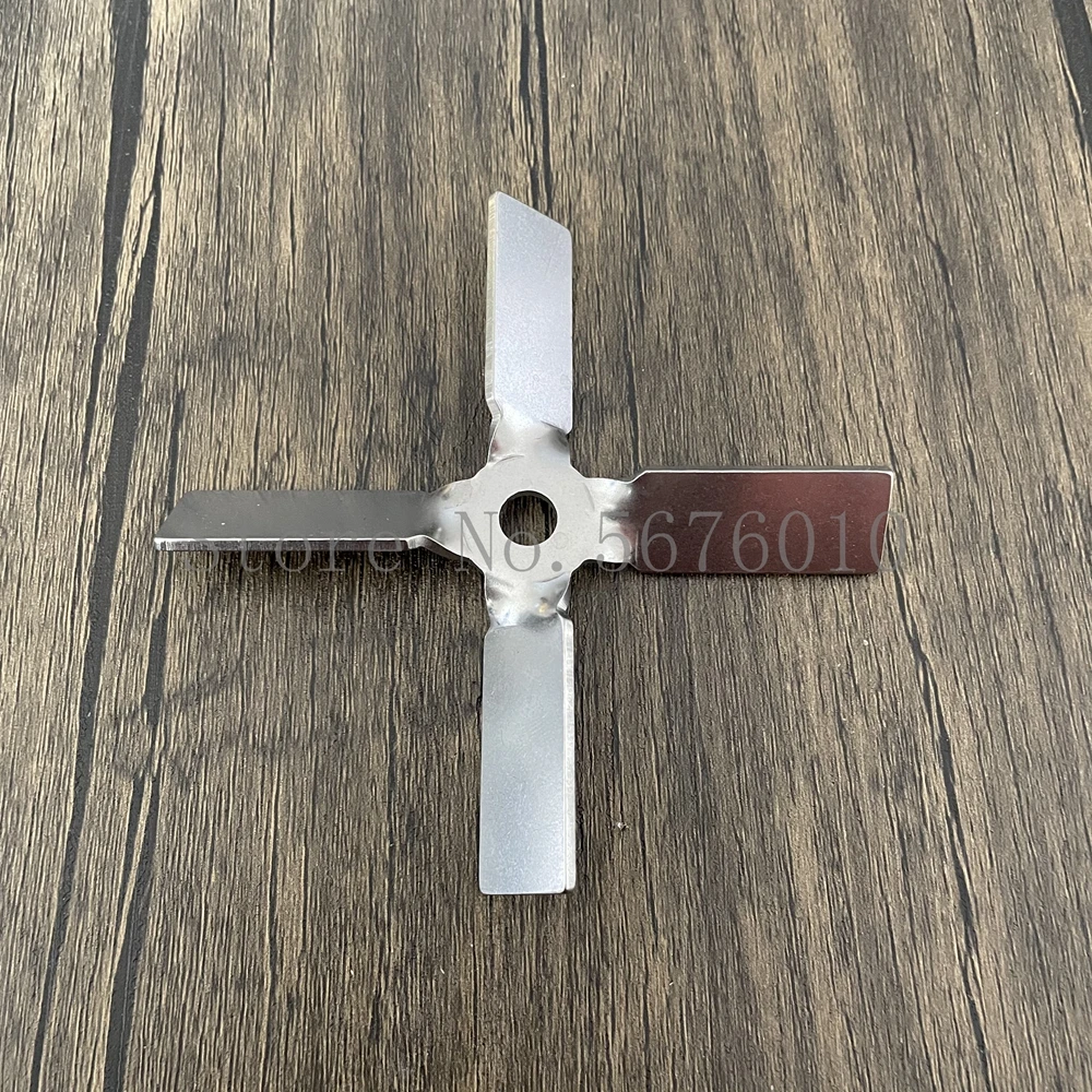 For lab mixer equipment 1pcs 304 stainless steel Four-blade propeller,Stirring push up the material cross paddler