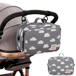 Baby stroller travel portable multifunctional nursing diaper bag polyester waterproof storage bag for mother and child