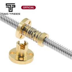 T8 Anti Backlash Spring Loaded Nut Elimination Gap Nut for 8mm Acme Threaded Rod Lead Screws DIY CNC 3D Printer Parts