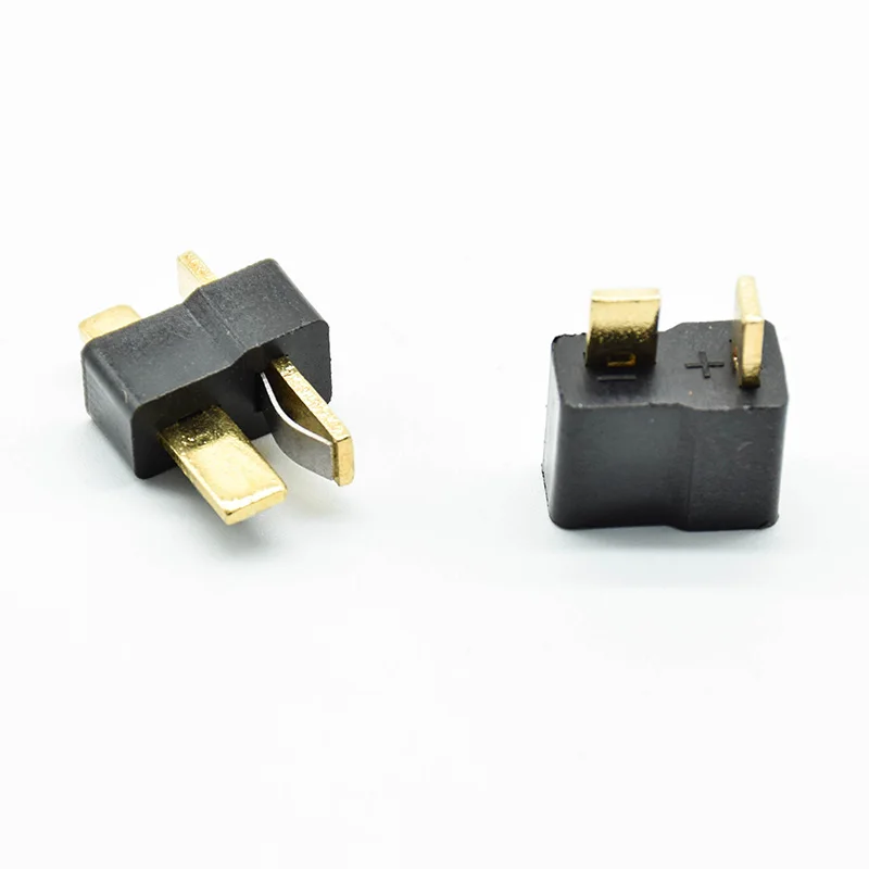 10pcs/5sets black T Plug Male & Female Deans Connectors Style For RC LiPo Battery G08