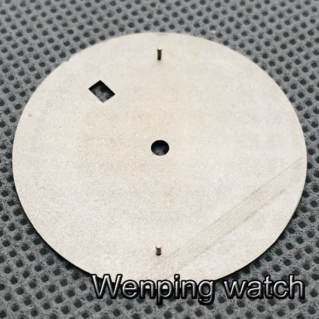 New 34mm Green/Coffee/Black White Sterile Watch Dial Green Luminous Fit NH35 NH36 Movement Watch Accessories Parts