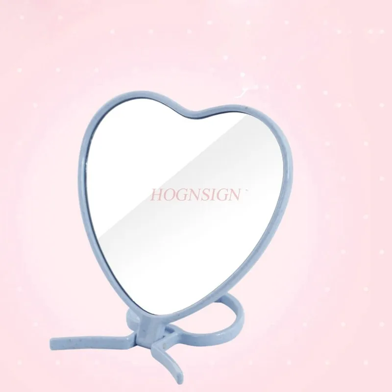Kleine spiegel Hartvormige spiegel Hd Desktop Desktop Dressing Spiegel Kleine frisse hangende prinsessenspiegel Verkoop